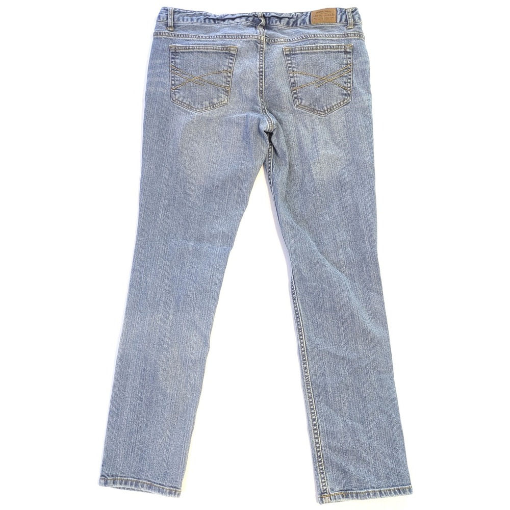 Aeropostale Bayla Skinny Jeans Womens 9/10 Short Medium Wsh Denim Low Rise 32x30 - Picture 2 of 5